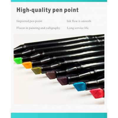 202 Colors ZhouLi Touch  Third Double Ended Art Drawing Generation Maker Soft Head Upgrade